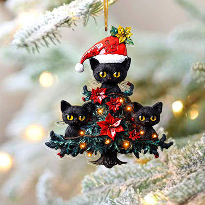 Shineful 2D Acrylic Ornament  Amazing Black Cats