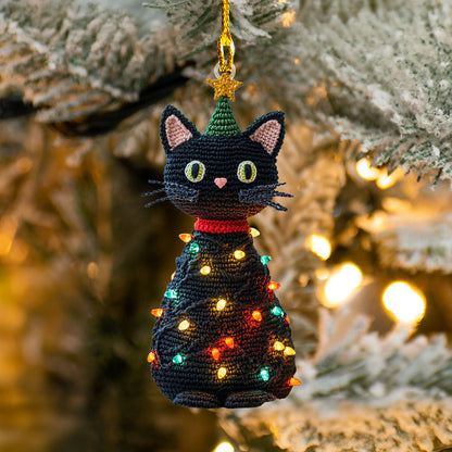 Shineful 2D Acrylic Ornament - Adorable Cat Tree