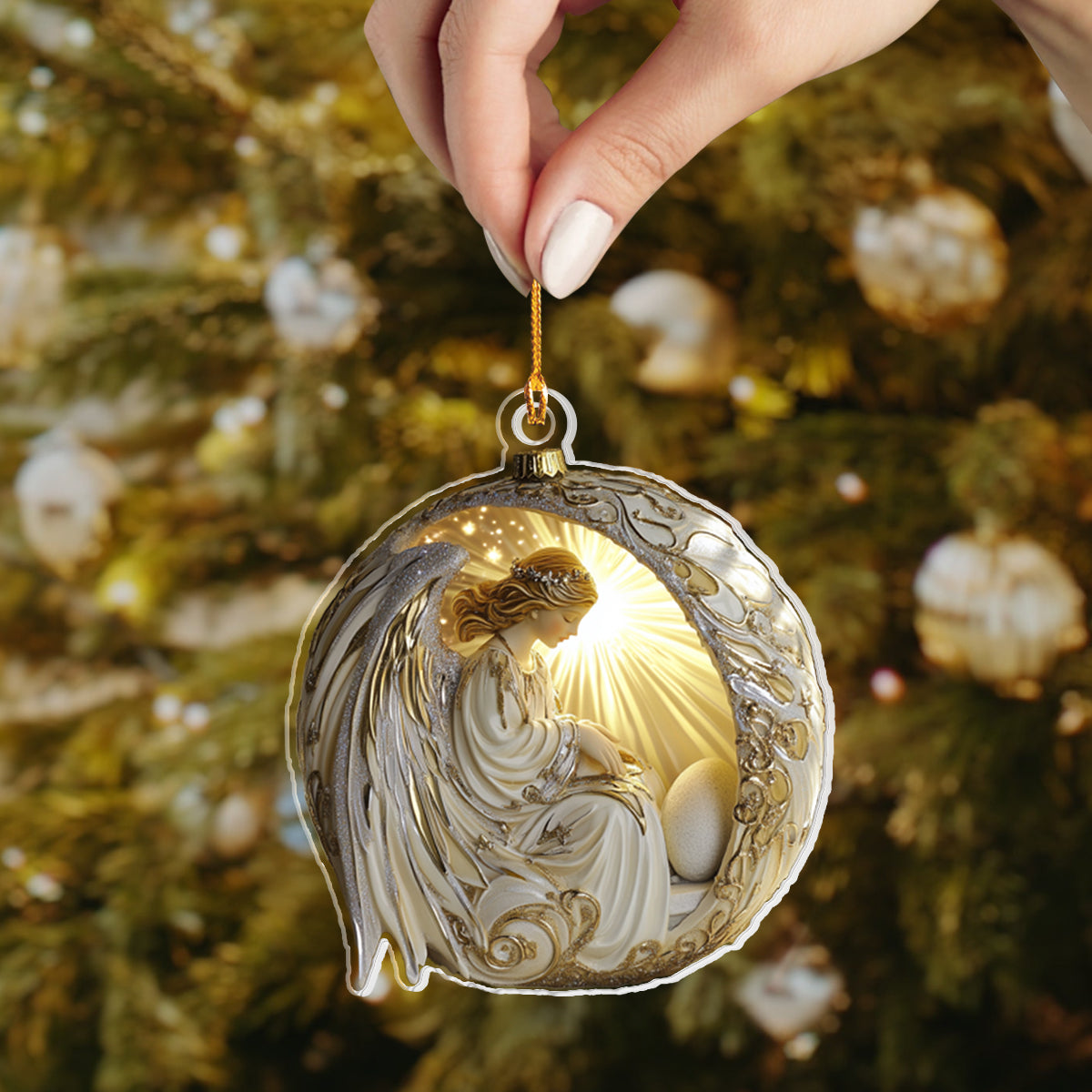 Shineful 2D Acrylic Ornament - Radiant Angel