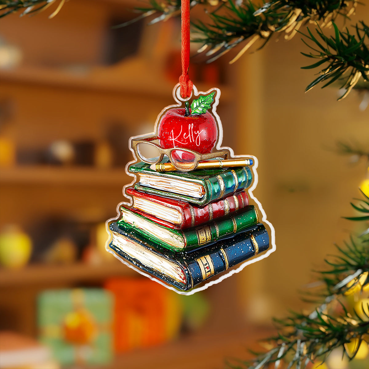 Shineful 2D Acrylic Ornament Personalized Knowledge Seeker