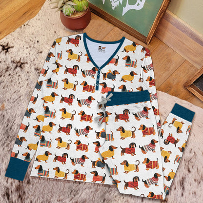 Shineful Pajama Sets Cute Dachshund