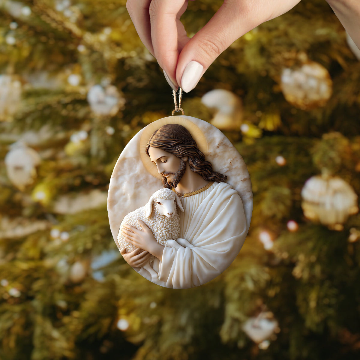 Shineful 2D Acrylic Ornament In God's Arms