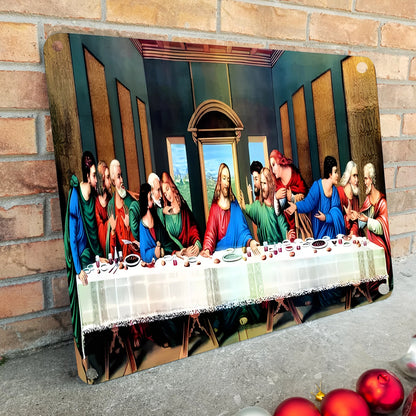 Shineful 2D Metal Sign Masterpiece Last Supper