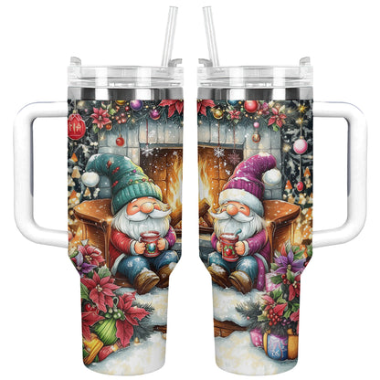 Shineful Tumbler Cozy Gnome Christmas