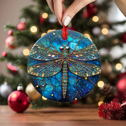 Shineful 2D Acrylic Ornament Mystic Dragonfly Elegance