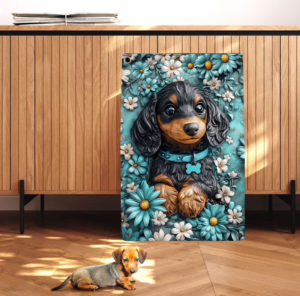 Shineful 2D Metal Sign Dreamy Dachshund