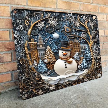 Shineful 2D Metal Sign Winter Wonderland Frost