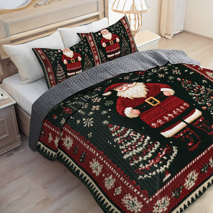 Shineful All Season Quilt 3-Piece Set Cozy Christmas