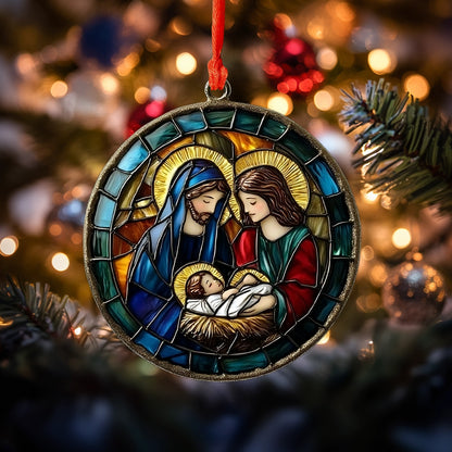 Shineful Acrylic Ornament Holy Christmas Blessings