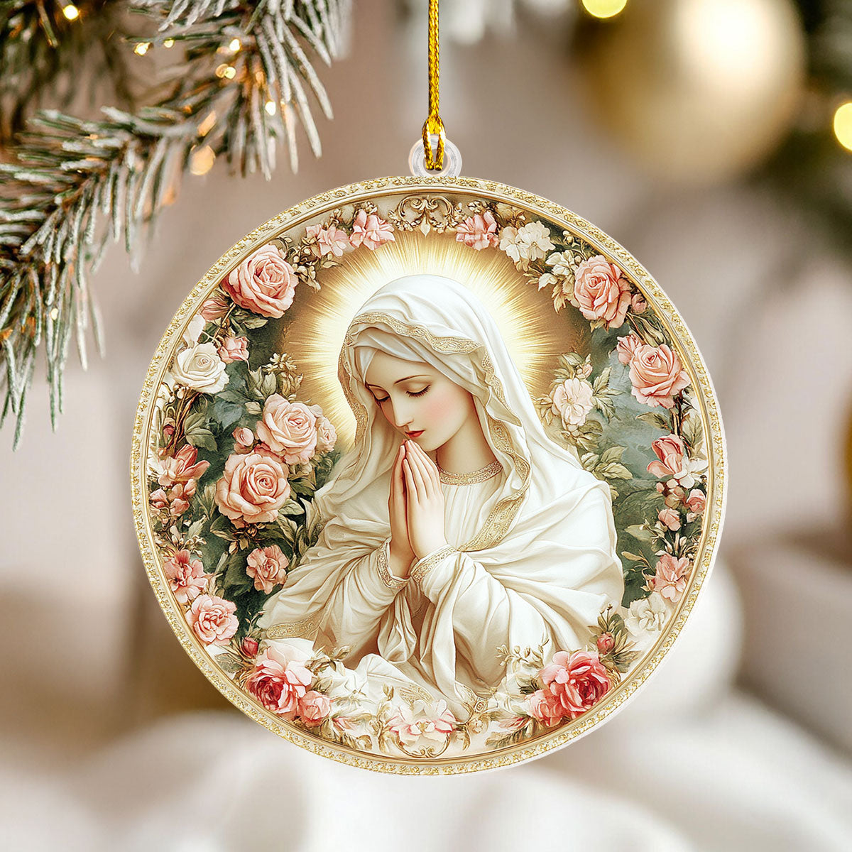 Shineful 2D Acrylic Ornament Virgin Mary's Grace