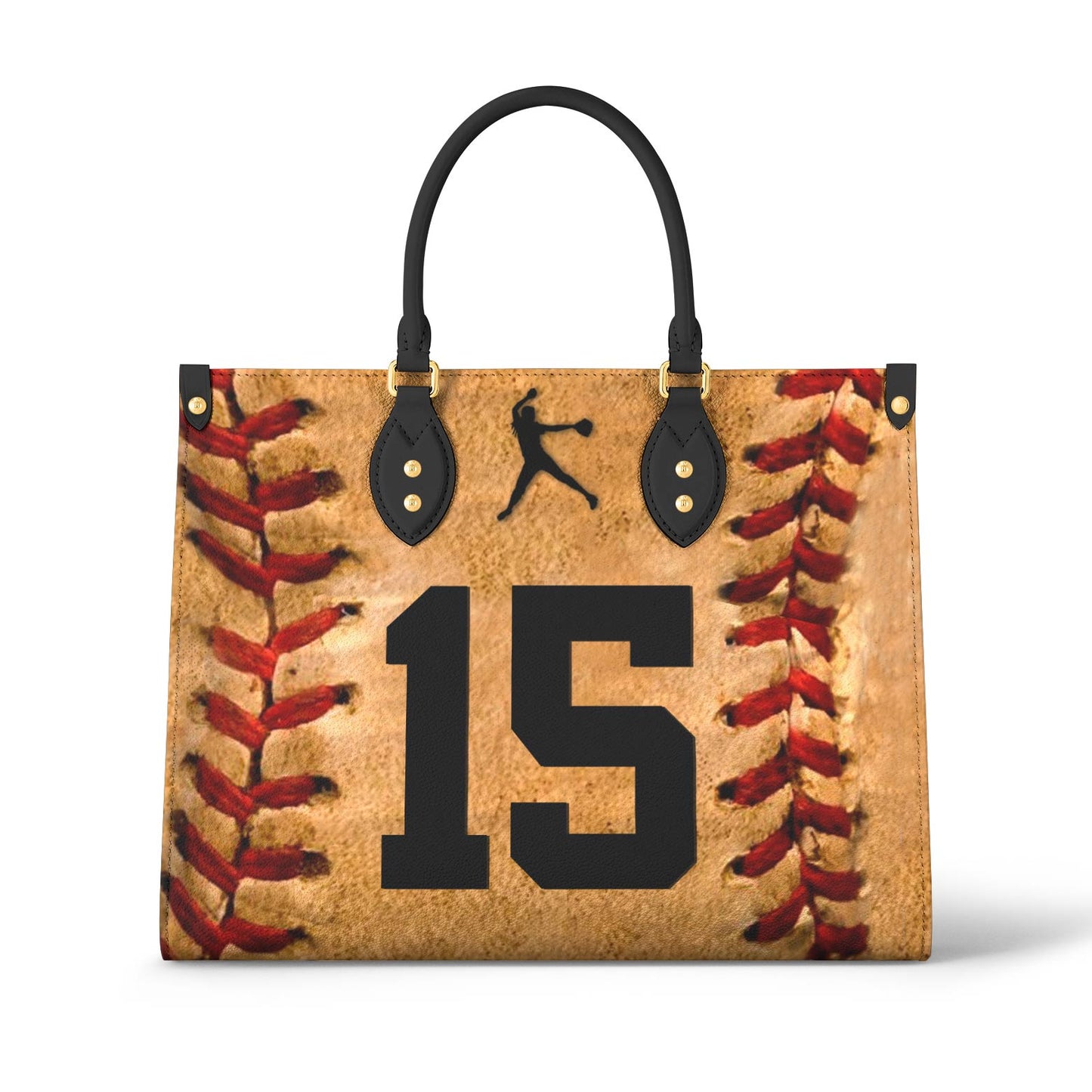 Shineful Personalized Leather Bag Proud Baseball