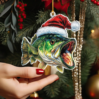 Shineful 2D Acrylic Ornament Majestic Largemouth Bass