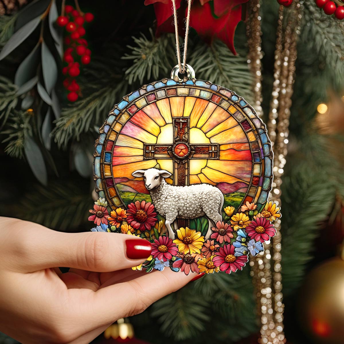 Shineful 2D Acrylic Ornament Lamb of Grace