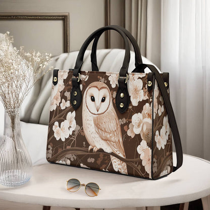 Shineful Leather Bag - Blossom Owl