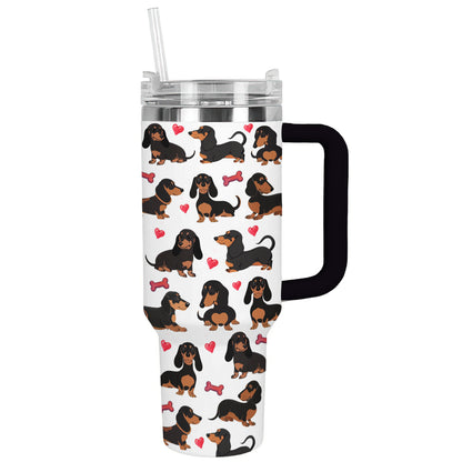 Shineful Tumbler Dachshund Heartstrings