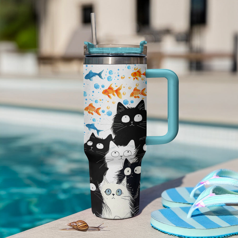 Shineful Tumbler Cat Paws & Splash