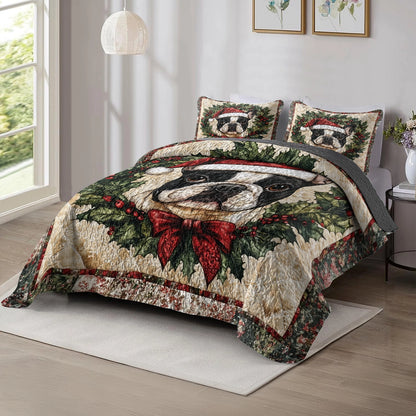 Shineful All Season Quilt 3-Piece Set - Joyful Frenchie