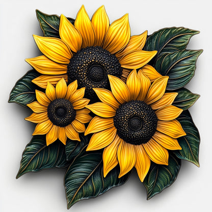 Shineful 2D Metal Sign Sunflower Serenity