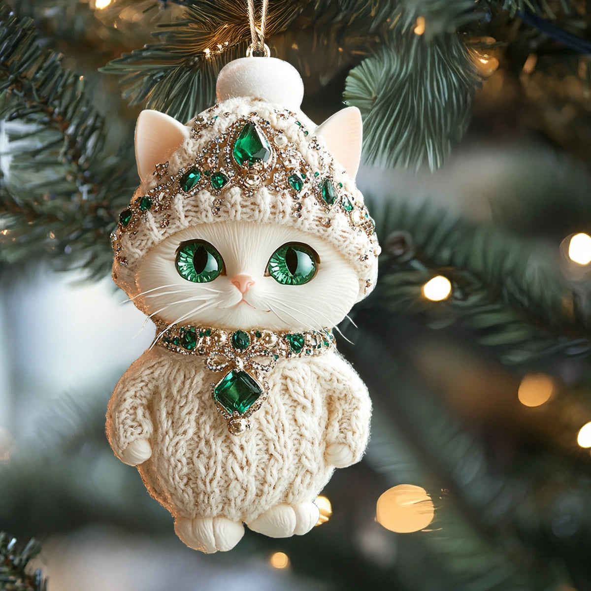 Shineful 2D Acrylic Ornament Jewel of the Season Kitty