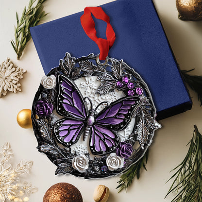 Shineful 2D Acrylic Ornament Midnight Bloom Butterfly