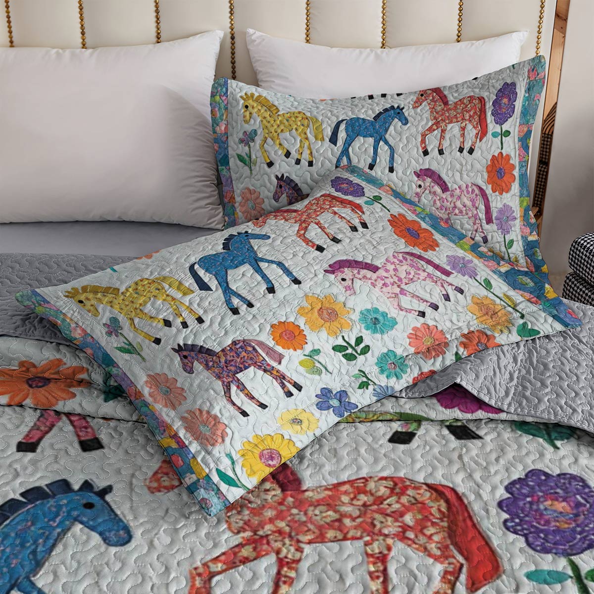 Shineful All Season Quilt 3-teiliges Set Meadow Run 