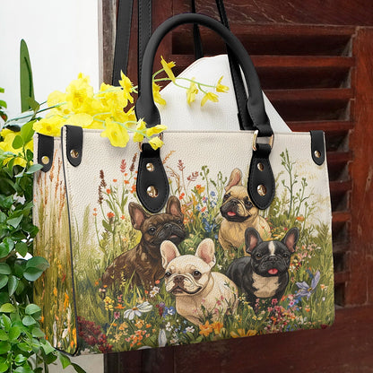 Shineful Leather Bag Frenchie Bloom