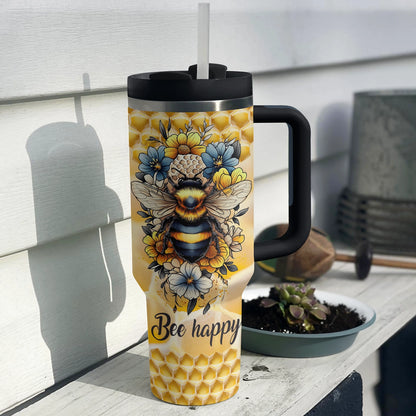 Shineful Tumbler Bee Happy