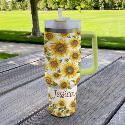 Shineful Tumbler Sparkling Sunflower