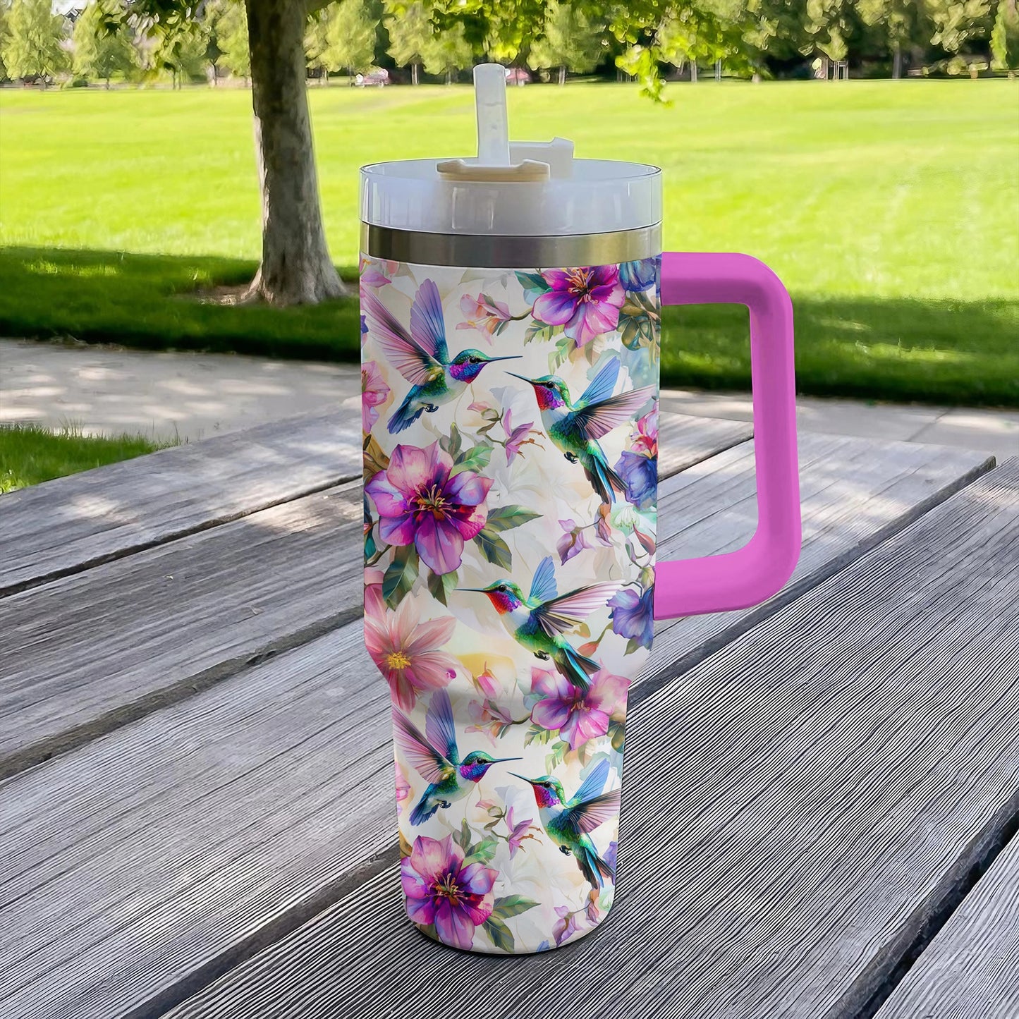 Shineful Tumbler Hummingbird Garden