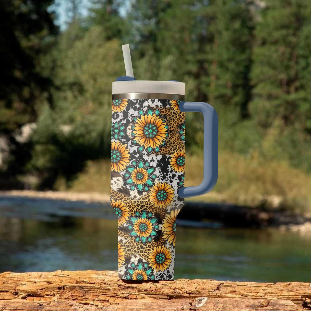 Shineful Tumbler Tropical Sunflower