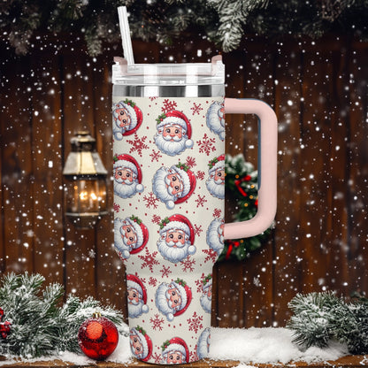 Glänzender Becher Weihnachtsmann