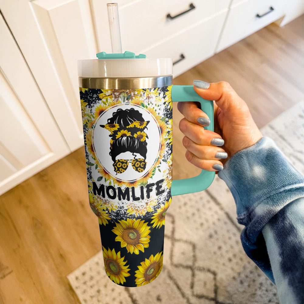 Shineful Tumbler Momlife Sunflower