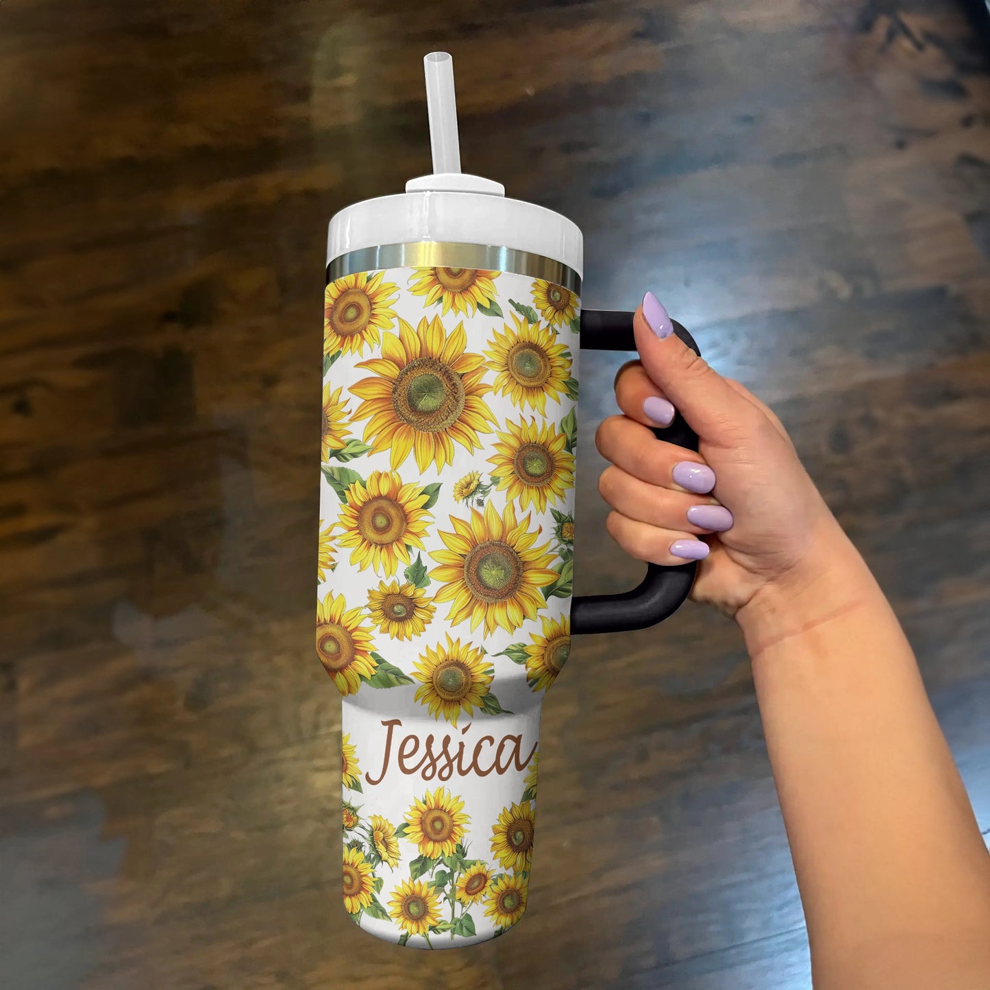 Shineful Tumbler Sparkling Sunflower