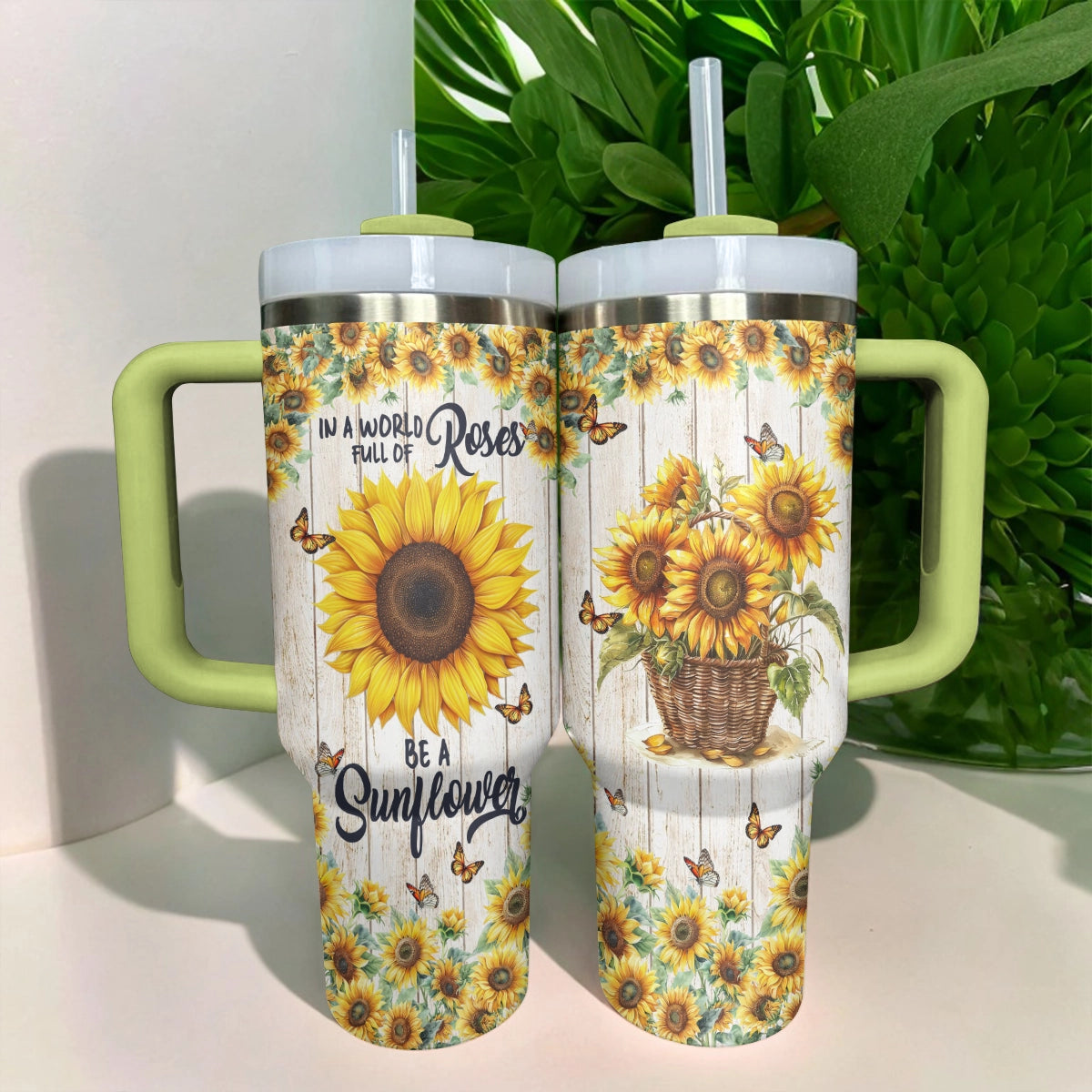 Shineful Tumbler Be a Sunflower