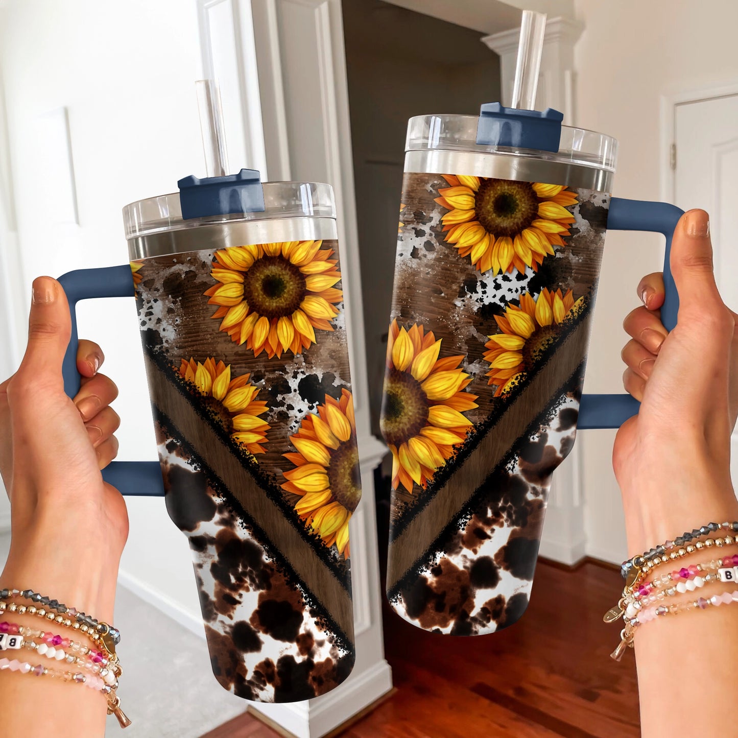 Shineful Tumbler Country Sunflower Delight