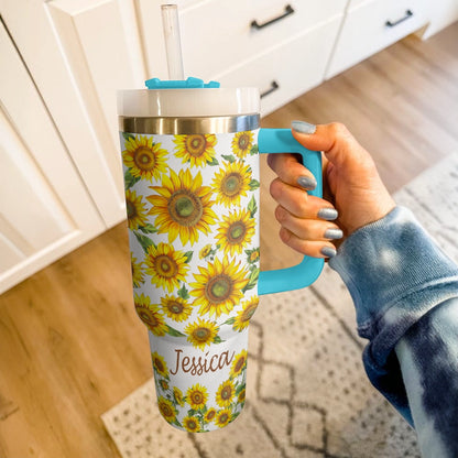 Shineful Tumbler Sparkling Sunflower