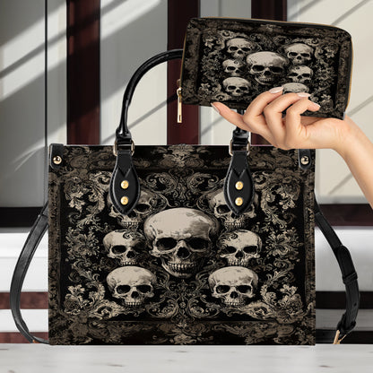 Shineful Leather Bag Gothic Skull Majesty