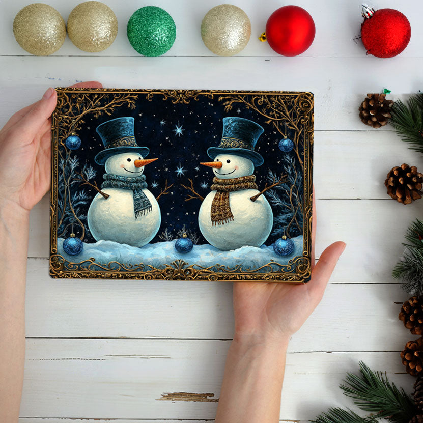 Shineful 2D Metal Sign Frosty Night