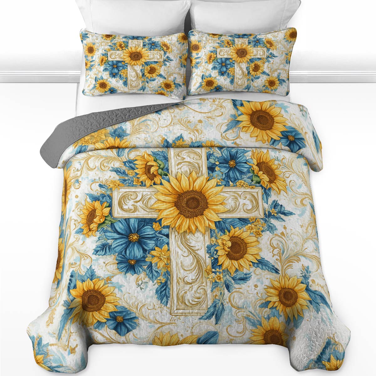 Shineful All Season Quilt 3-Piece Set Sunshine Hope