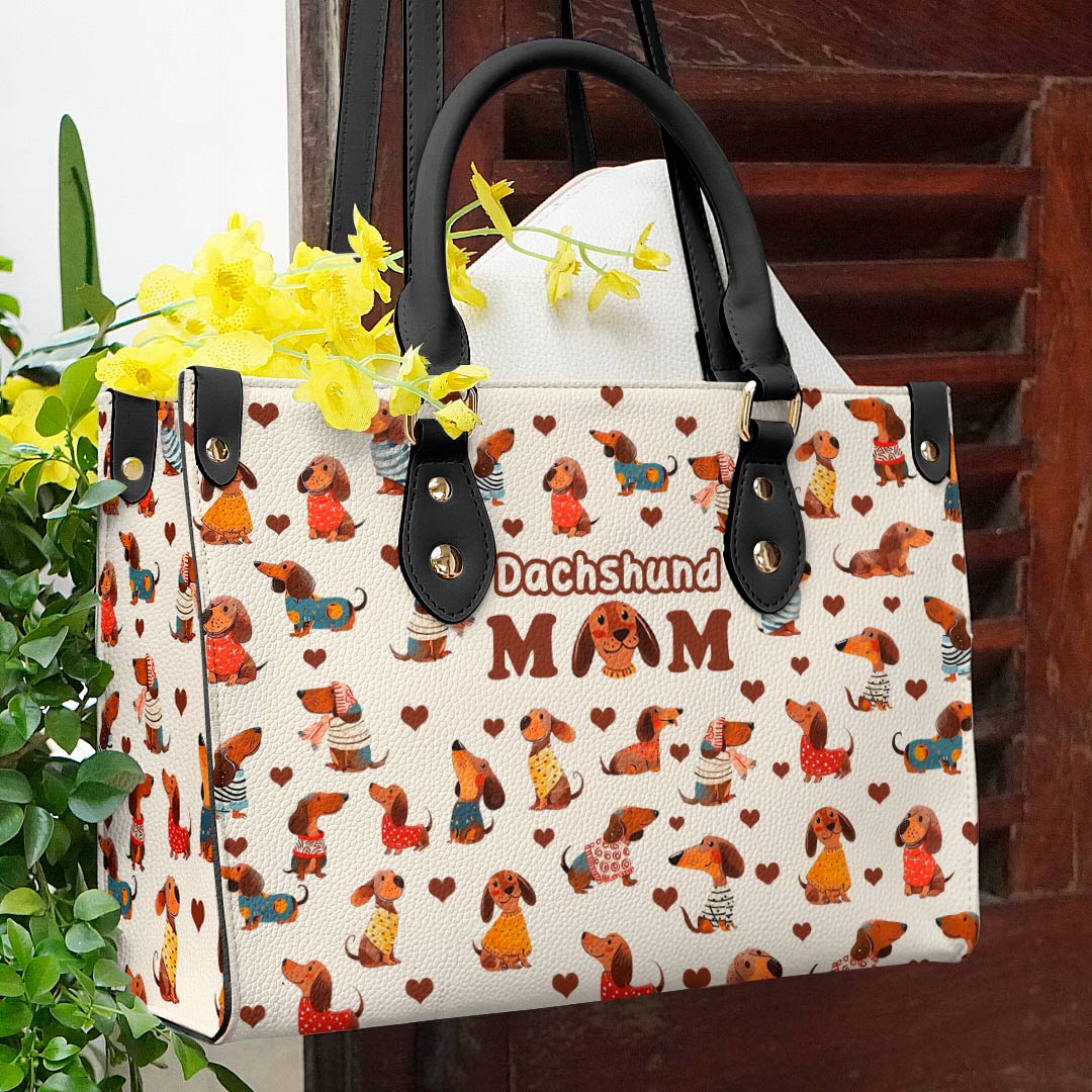 Shineful Leather Bag Dachshund Mom