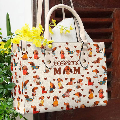 Shineful Leather Bag Dachshund Mom