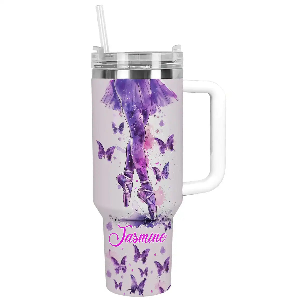 Shiny Tumbler Personalisiert Magisches Ballett