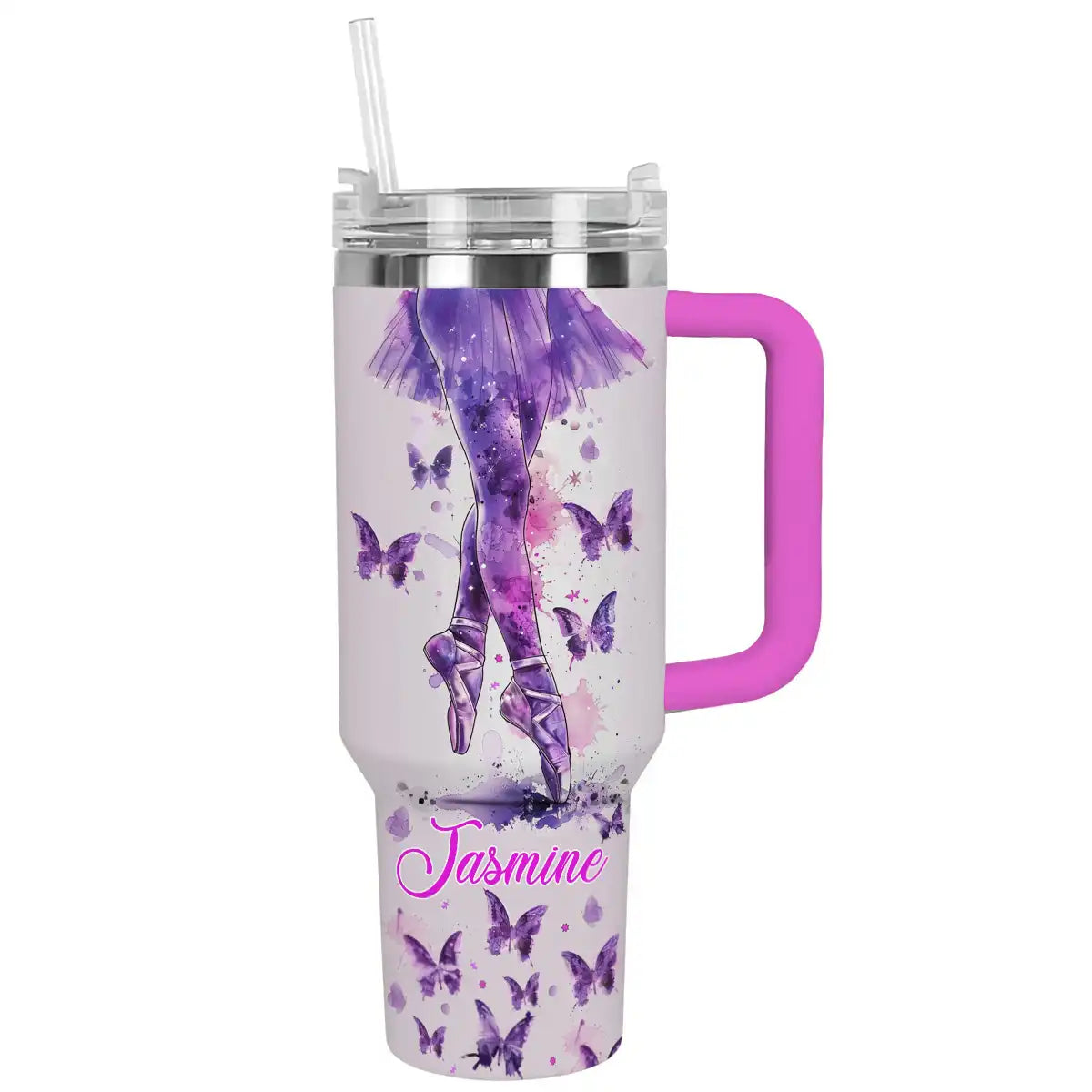 Shiny Tumbler Personalisiert Magisches Ballett