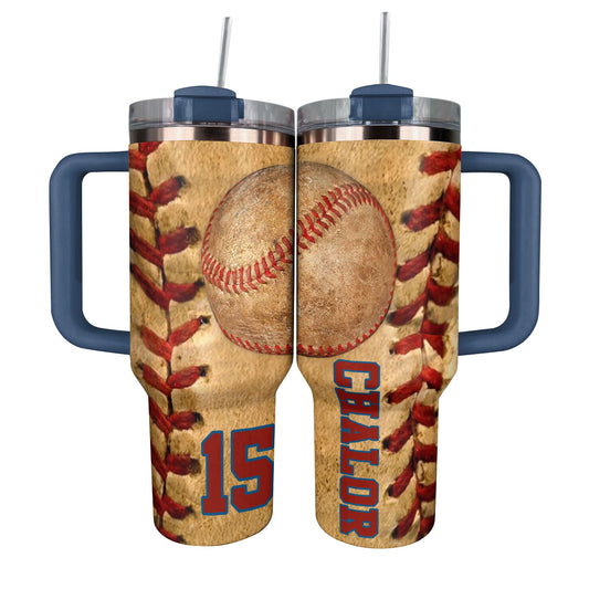 Shineful Personalized Tumbler Strongest Baseball Love