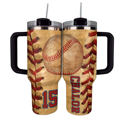 Shineful Personalized Tumbler Strongest Baseball Love