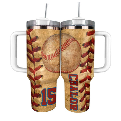 Shineful Personalized Tumbler Strongest Baseball Love