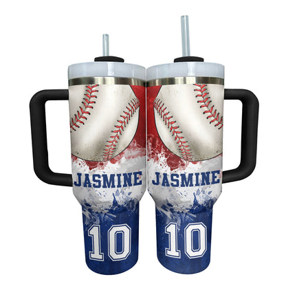 Shineful Personalized Tumbler Strength Baseball