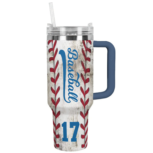 Shineful Personalized Tumbler Baseball All of My Life test 2