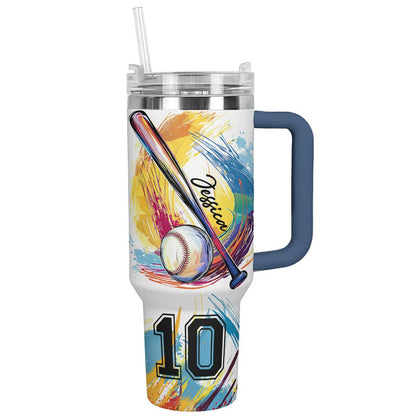 Shineful Personalized Tumbler Baseball Lovely