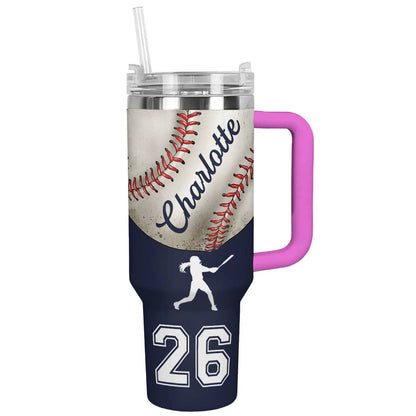 Shineful Personalized Tumbler Baseball In My Heart